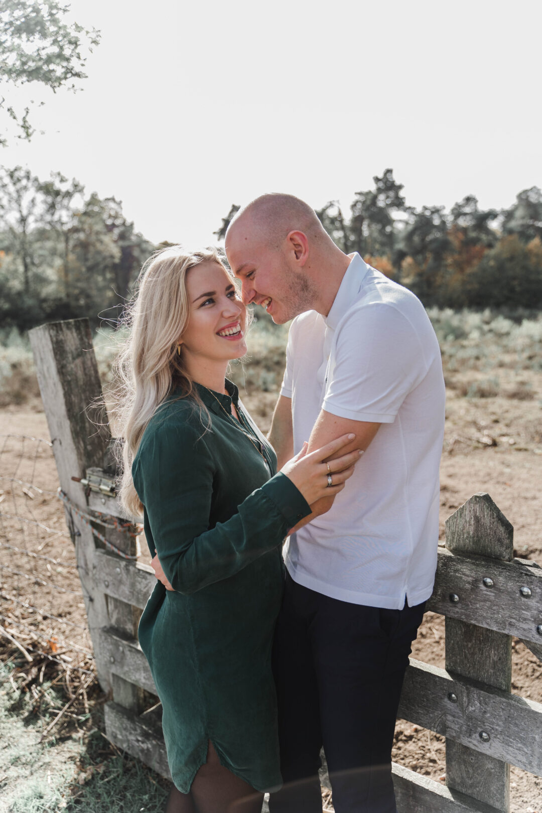 Loveshoot in Doetinchem in zacht licht